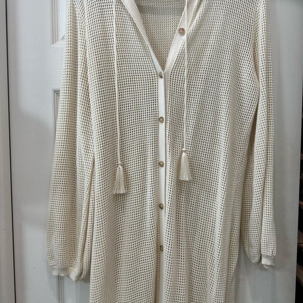 Frame Knit Long Swim Coverup - Picture 7 of 9